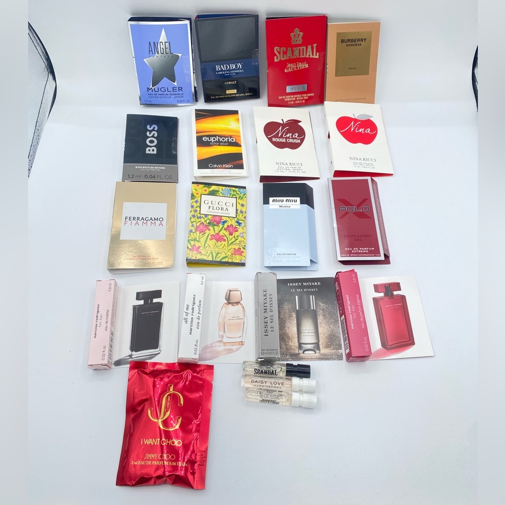 NEW 20 Assorted Men’s & Women’s Fragrances Cologne Perfume Bundle Burberry Boss